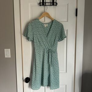Teal blue Monteau Floral Sundress, Size Small